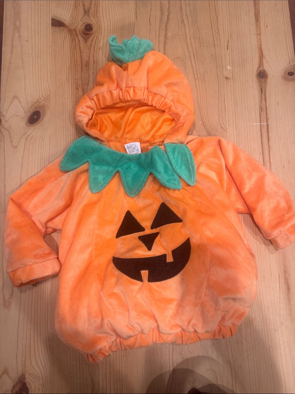 Target Orange and Green Plush Pumpkin Costume